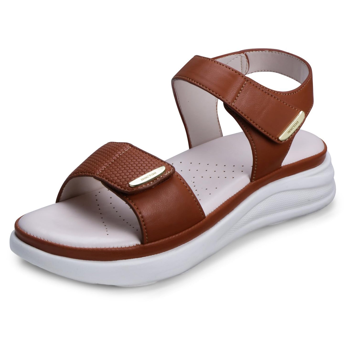 ✨ Premium Women’s Comfort Wedge Sandals 👡 | Stylish Velcro Strap Casual Sandals for Daily Wear 🤎